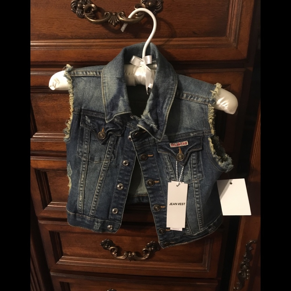 Jean vest NWT